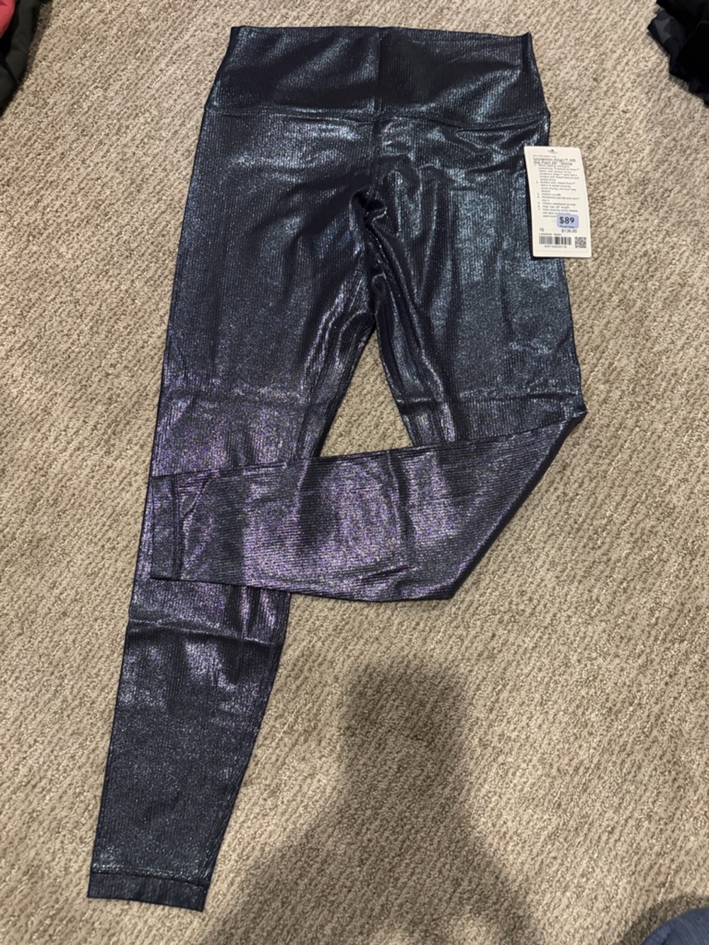 Lululemon Align HR Rib Pant 28” Shine Leggings